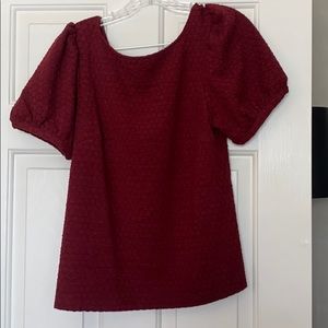 Anthropology Parker Puff Sleeved Top